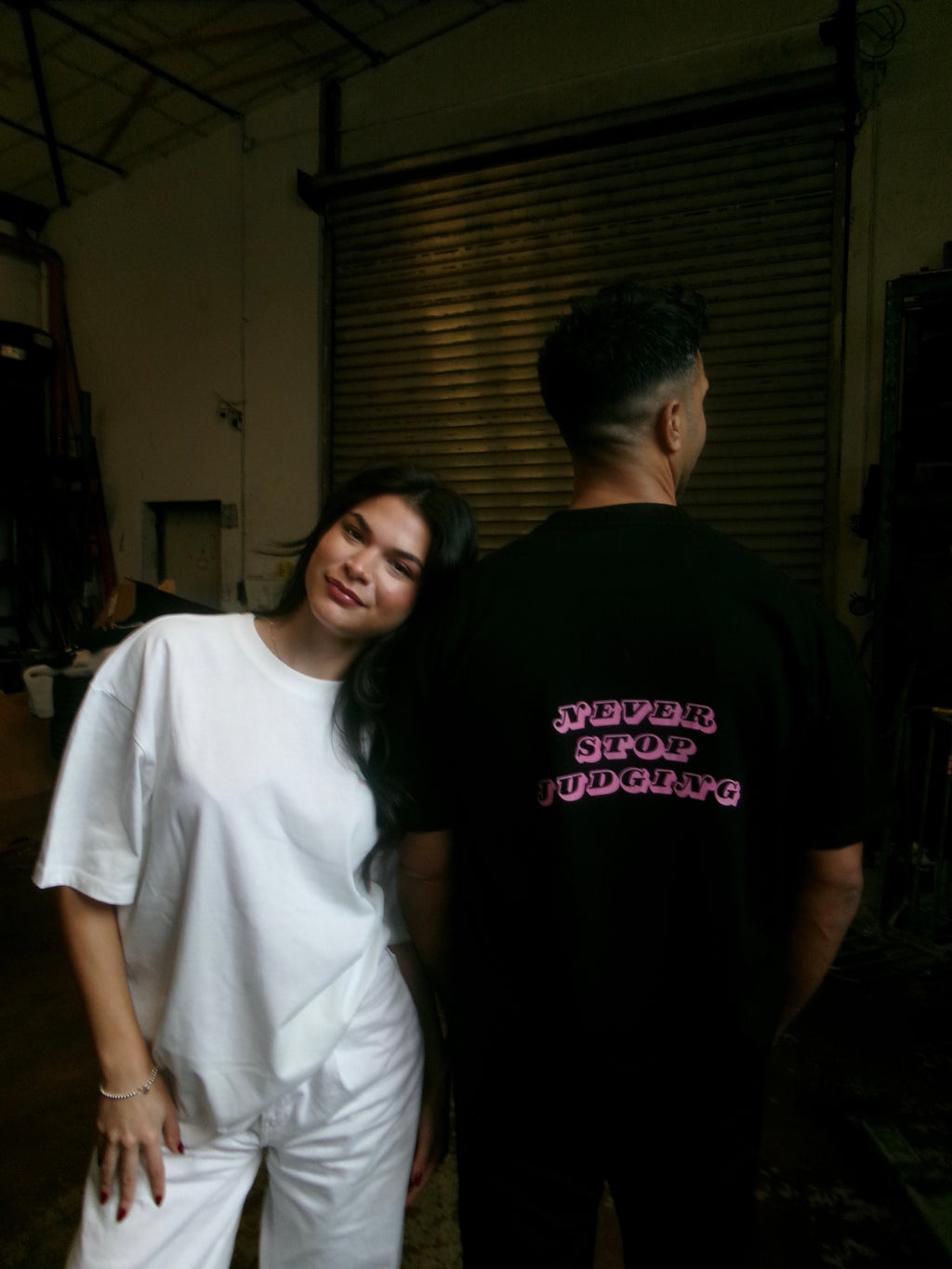 Never Stop Judging Oversized T-Shirt