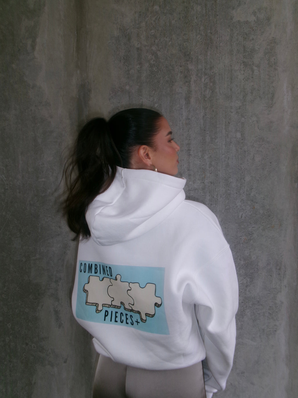 Combined Pieces Oversized Hoodie