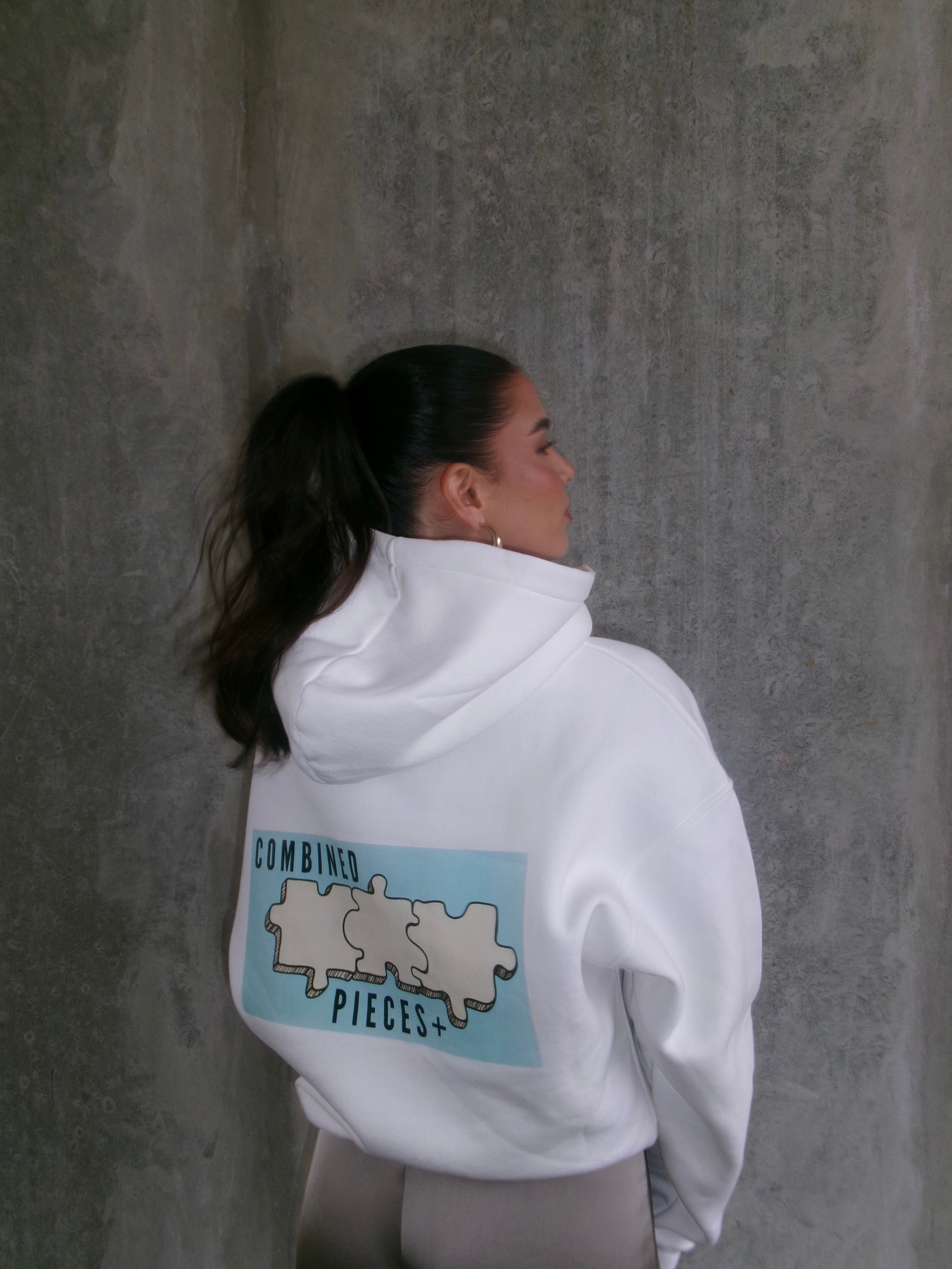 Combined Pieces Oversized Hoodie